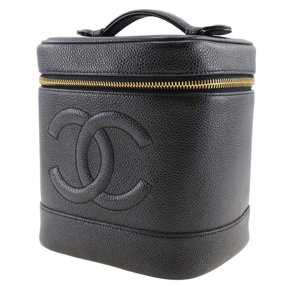 CHANEL Black Caviar Leather Pouch - Picture 2 of 10